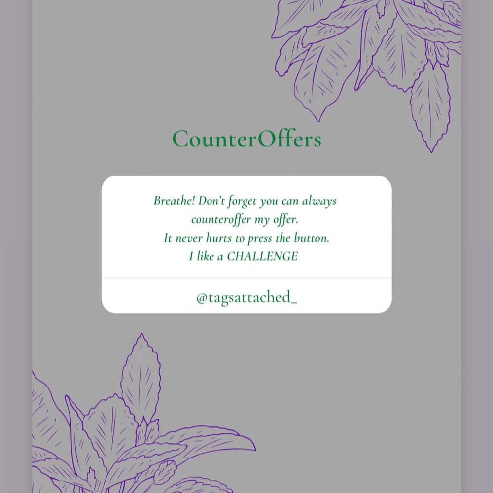 Counteroffers